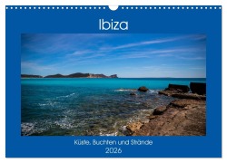 Cover-Bild zum Titel 'Ibiza Küste, Buchten und Strände (Wandkalender 2026 DIN A3 quer), CALVENDO Monatskalender' von 'Alexander Wolff'