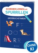 Cover-Bild zum Titel 'Schreiben lernen mit Spurrillen - Großbuchstaben' von ''