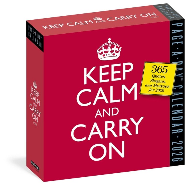 Keep Calm and Carry On Page-A-Day® Calendar 2026 - 
