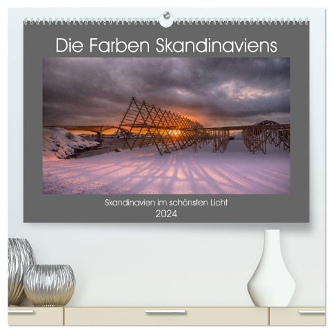 Die Farben Skandinaviens (hochwertiger Premium Wandkalender 2024 DIN A2 quer), Kunstdruck in Hochglanz - Oliver Schwenn