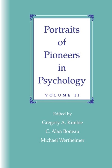 Portraits of Pioneers in Psychology - 