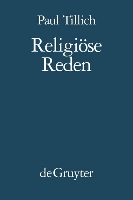 Religiöse Reden - Paul Tillich