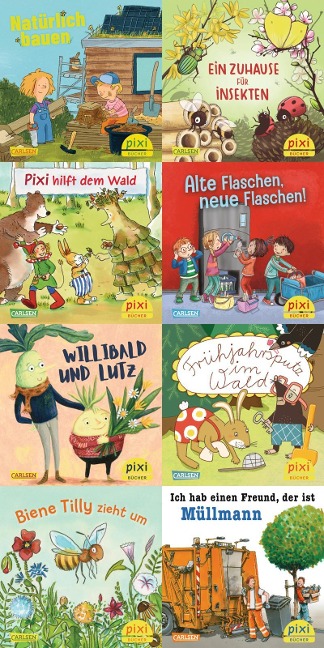 Pixi-Box 299: Pixi setzt sich für die Umwelt ein (8 x 8 Exemplare) - 