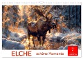 Elche - schöne Momente (Wandkalender 2025 DIN A3 quer), CALVENDO Monatskalender - Peter Roder