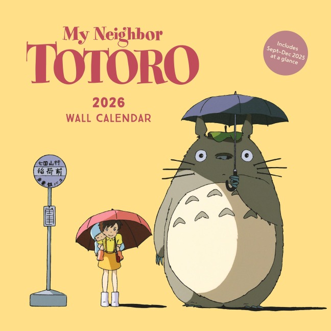 Studio Ghibli My Neighbor Totoro 2026 Wall Calendar - 