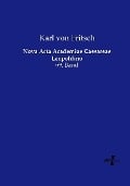 Cover-Bild zum Titel 'Nova Acta Academiae Caesareae Leopoldino' von 'Karl Von Fritsch'