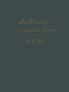 Cover-Bild zum Titel 'Die Arzneimittel der Organischen Chemie' von 'Hermann Thoms'