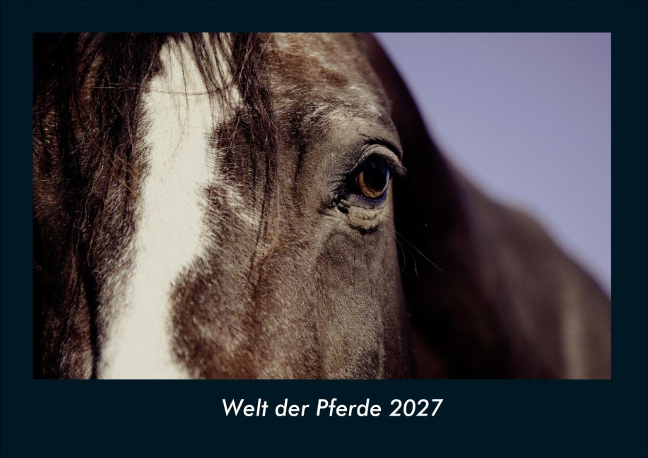 Welt der Pferde 2027 Fotokalender DIN A4 - Tobias Schmitt, Kevin Heber