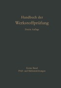 Cover-Bild zum Titel 'Prüf- und Meßeinrichtungen' von 'E. Amedick, Rudolf Berthold, K. H. Bußmann, N. Ludwig, Erich Siebel'