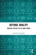 Cover-Bild zum Titel 'Beyond Orality' von 'Jacqueline Vayntrub'