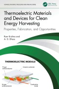 Cover-Bild zum Titel 'Thermoelectric Materials and Devices for Clean Energy Harvesting' von 'Ram Krishna, A. D. Dhass'