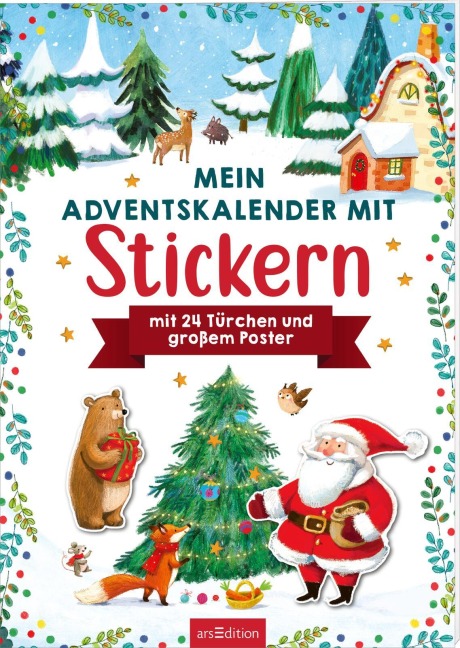 Mein Adventskalender mit Stickern - 