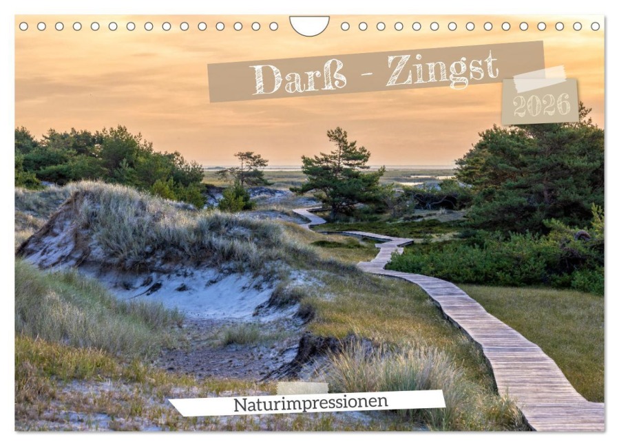 Darß-Zingst Naturimpressionen (Wandkalender 2026 DIN A4 quer), CALVENDO Monatskalender - AkremaFotoArt AkremaFotoArt