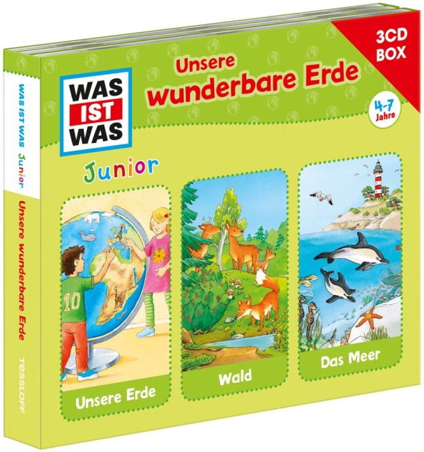 WAS IST WAS Junior 3-CD Hörspielbox. Unsere wunderbare Erde - Was Ist Was Junior