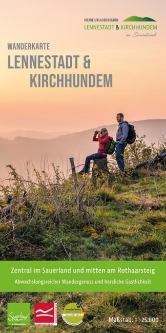 Wanderkarte Lennestadt & Kirchhundem 1: 25 000 - 