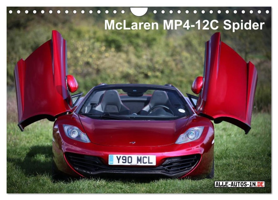 McLaren MP4-12C Spider (Wandkalender 2025 DIN A4 quer), CALVENDO Monatskalender - Jürgen Wolff