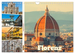 Cover-Bild zum Titel 'Florenz - Impressionen (Wandkalender 2026 DIN A4 quer), CALVENDO Monatskalender' von 'Nina Schwarze'