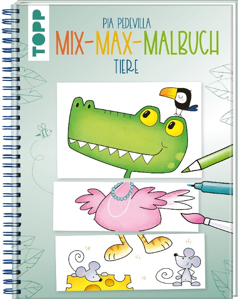 Mix-Max-Malbuch Tiere - Pia Pedevilla
