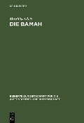 Cover-Bild zum Titel 'Die Bamah' von 'Matthias Gleis'