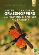 Cover-Bild zum Titel 'Distribution atlas of grasshoppers and praying mantis in Germany' von 'Thomas Fartmann'