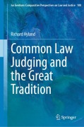 Cover-Bild zum Titel 'Common Law Judging and the Great Tradition' von 'Richard Hyland'