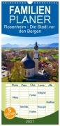 Cover-Bild zum Titel 'Familienplaner 2027 - Rosenheim - Die Stadt vor den Bergen mit 5 Spalten (Wandkalender, 21 x 45 cm) CALVENDO' von 'Prime Selection'