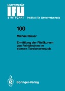 Cover-Bild zum Titel 'Ermittlung der Fließkurven von Feinblechen im ebenen Torsionsversuch' von 'Michael Bauer'