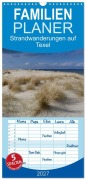 Cover-Bild zum Titel 'Familienplaner 2027 - Strandwanderungen auf Texel mit 5 Spalten (Wandkalender, 21 x 45 cm) CALVENDO' von 'Ute Stehlmann'