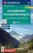 Cover-Bild zum Titel 'KOMPASS Wanderführer Europäischer Fernwanderweg E5' von 'Gerhard Stummvoll, Raphaela Moczynski'