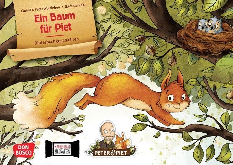 Ein Baum für Piet. Kamishibai-Bildkartenset - Carina Wohlleben, Peter Wohlleben