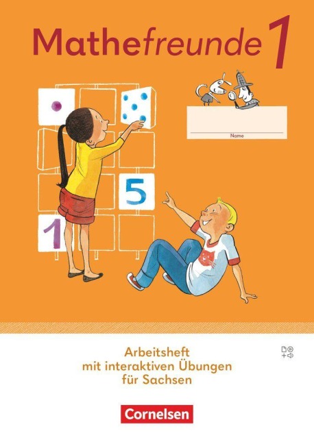 Mathefreunde 1. Schuljahr- Ausgabe Sachsen 2022 - Arbeitsheft mit interaktiven Übungen - 