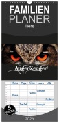 Familienplaner 2026 - AugenZeugen mit 5 Spalten (Wandkalender, 21 x 45 cm) CALVENDO - Gerd Matschek