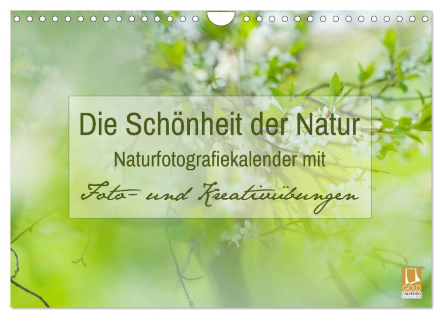 Die Schönheit der Natur - Naturfotografie-Kalender mit Foto- und Kreativübungen (Wandkalender 2026 DIN A4 quer), CALVENDO Monatskalender - Jana Mänz