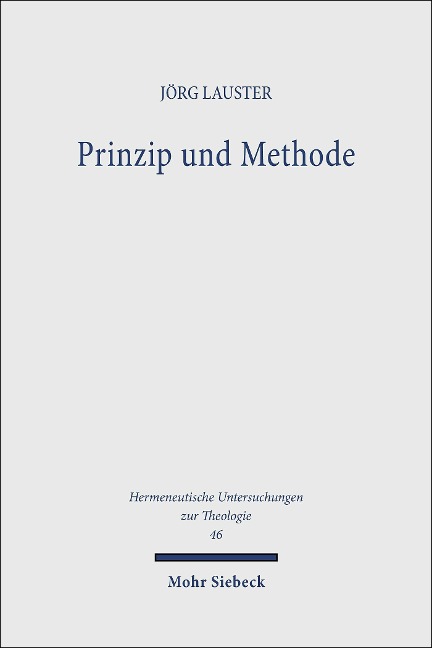 Prinzip und Methode - Jörg Lauster
