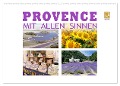 Provence mit allen Sinnen (Wandkalender 2025 DIN A2 quer), CALVENDO Monatskalender - Christine B-B Müller