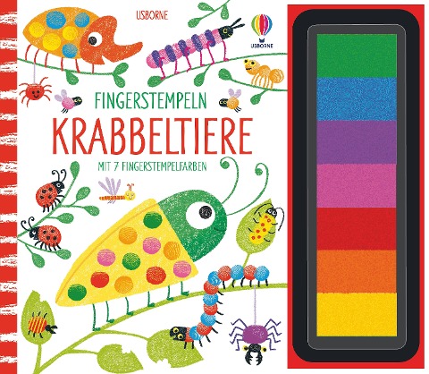 Fingerstempeln: Krabbeltiere - Fiona Watt
