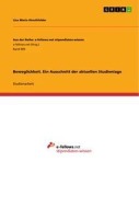 Cover-Bild zum Titel 'Beweglichkeit. Ein Ausschnitt der aktuellen Studienlage' von 'Lisa Maria Hirschfelder'