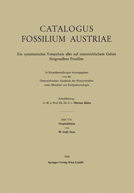 Graptolithina - W. Gräf