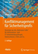 Cover-Bild zum Titel 'Konfliktmanagement für Sicherheitsprofis' von 'Sebastian Klipper'