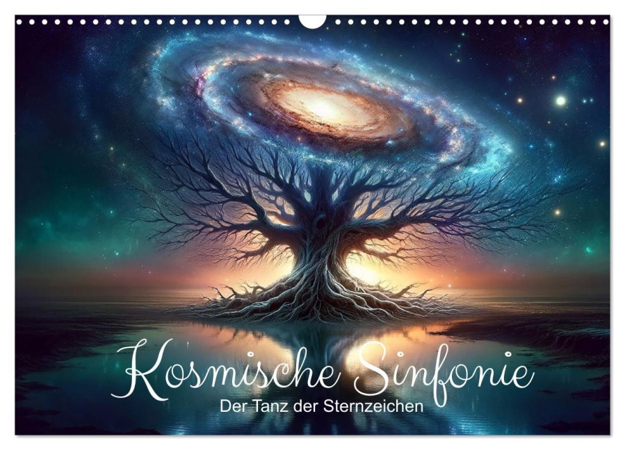Kosmische Sinfonie: Der Tanz der Sternzeichen (Wandkalender 2026 DIN A3 quer), CALVENDO Monatskalender - Artefacti Artefacti