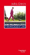 Cover-Bild zum Titel 'Privateigentum' von 'Julia Deck'