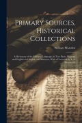 Cover-Bild zum Titel 'Primary Sources, Historical Collections: A Dictionary of the Malayan Language, in two Parts, Malayan and English and English and Malayan, With a Forew' von 'William Marsden'