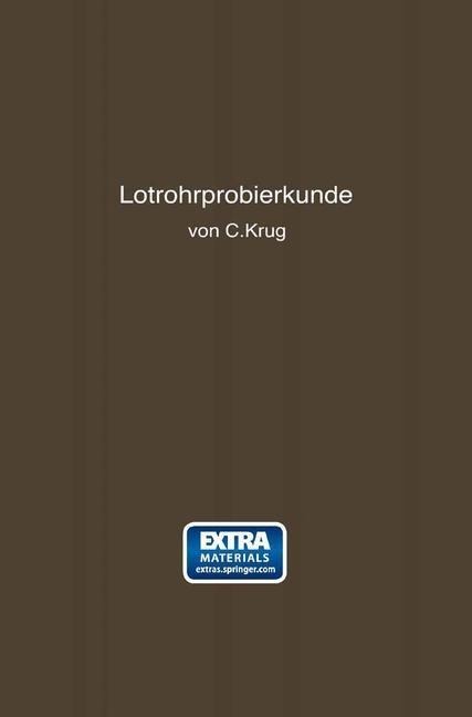 Lötrohrprobierkunde - Carl Krug