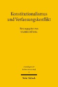 Cover-Bild zum Titel 'Konstitutionalismus und Verfassungskonflikt' von ''