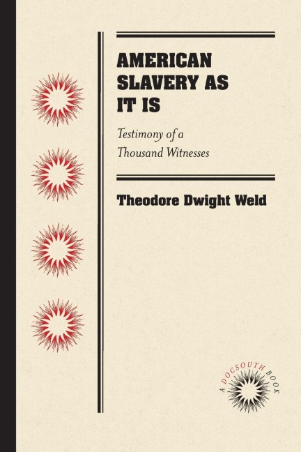 American Slavery As It Is - Theodore Dwight Weld