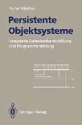 Cover-Bild zum Titel 'Persistente Objektsysteme' von 'Florian Matthes'
