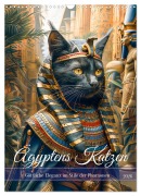 Cover-Bild zum Titel 'Ägyptens Katzen - Göttliche Eleganz im Stile der Pharaonen (Wandkalender 2026 DIN A3 hoch), CALVENDO Monatskalender' von 'Anja Frost'