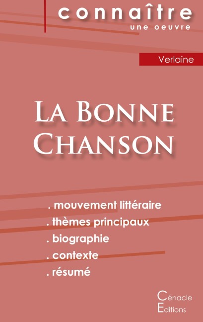 Fiche de lecture La Bonne Chanson de Verlaine (Analyse littéraire de référence et résumé complet) - Paul Verlaine