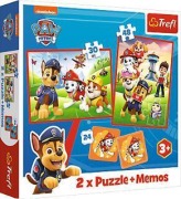 Puzzles - "2in1 + memos" - PAW Patrol - 