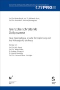 Cover-Bild zum Titel 'Grenzüberschreitende Zivilprozesse' von ''